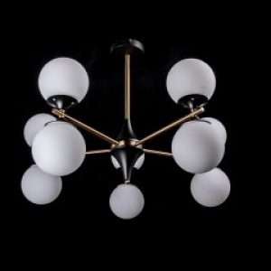 Люстра лофт на 10 лампочек P5-N3649/10/