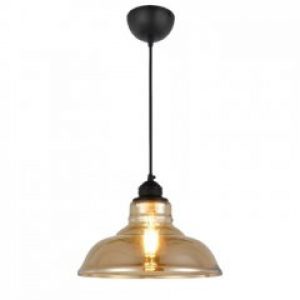 Светильник подвесной Horoz Electric DREAM Е27 янтарный цвет плафона (021-020-0001-020)