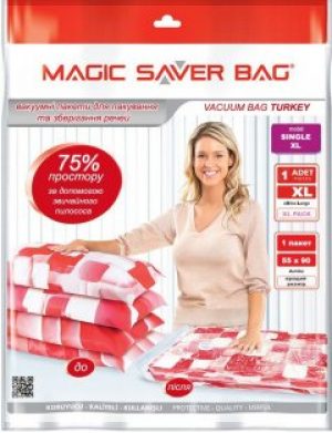 Вакуумный пакет для хранения вещей Magic Saver Bag SINGLE XL 55 x 90 см