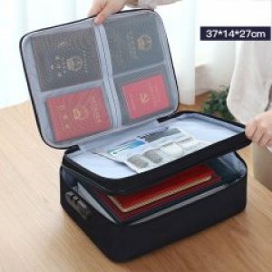 ДОРОЖНЫЙ КЕЙС ДЛЯ ДОКУМЕНТОВ И ГАДЖЕТОВ С КОДОВЫМ ЗАМКОМ Laundry Pouch Black (org8091)