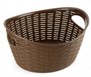 Корзина ротанг овальная Ucsan plastik коричневая 9 л M-074