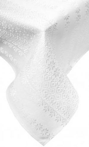 Скатерть Edelvika 540-18/00 Белая 145х250 см (2100000343195)