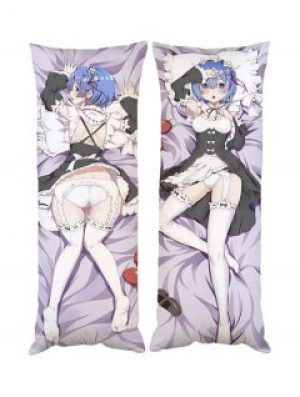 Дакимакура Рем Рэм Жизнь с Нуля Ре зеро Re: Zero двухсторонняя 40*100 см dak0447