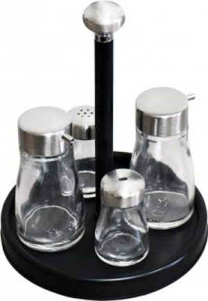 Набор емкостей Lemax для специй и соусов Хром (LF-58050)