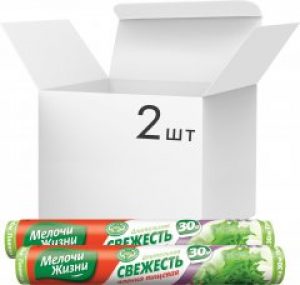 Упаковка пленок пищевых Мелочи Жизни свежесть 30 м 2 шт (14823058333707)