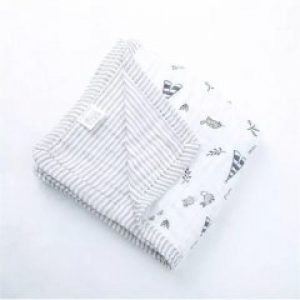 Плед детский муслиновый Kiddie Widdie Зверята 120х120 см