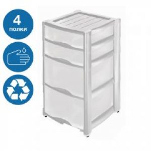 Профессиональный комод на 2 глубоких+2 узких ящика