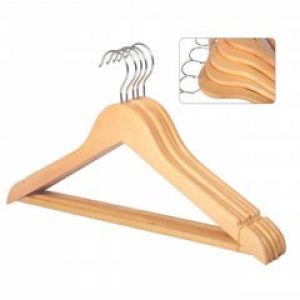 Вешалка для одежды A-PLUS 3 шт (3 WH) Дерево