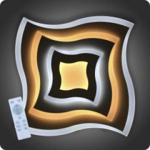 Люстра светодиодная Luminaria Геометрия кварто с пультом 80Вт Белый