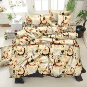 Полуторное постельное белье Zastelli бязь Gold USA 40-0576 brown (2500000967306)