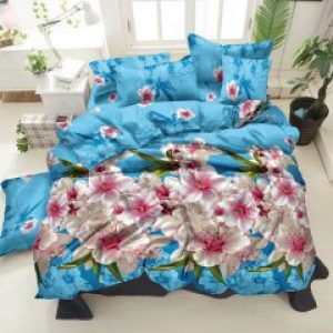 Полуторное постельное белье Zastelli бязь Gold USA 20-1356 aqua (2500000967283)