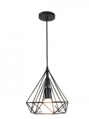 Люстра подвесная лофт бриллиант SVLIGHT одноламповый B240/1 черный