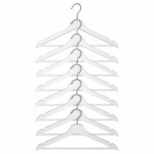 Плечики IKEA BUMERANG белый (702.385.41)