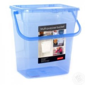 Відро для зберігання порошку Plast Team 6 л Синє (5058tea-синій)