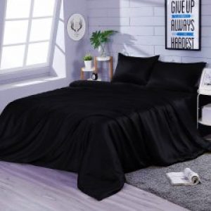 Постельное белье Zastelli черное Шелк (искусственный) полуторный 145х210 см