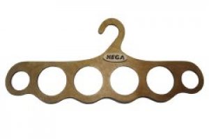 Вешалка Hega для платков шарфов и верхней одежды деревянная надежная ПЛЕЧИКИ - для верхней одежды