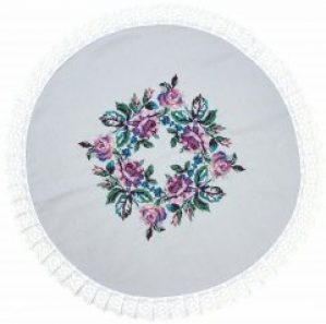 Столешница Edelvika Ø 64 см Серая (69-19/00)