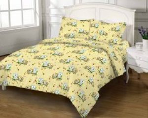 Постельное белье Zastelli 8815 Влюбленные совушки бязь Премиум полуторный 145х210