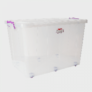 Контейнер на колесах Irak Plastik 60 л прозрачный