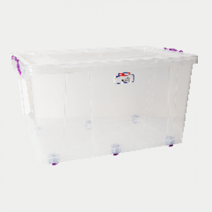 Контейнер на колесах Irak Plastik 50 л прозрачный