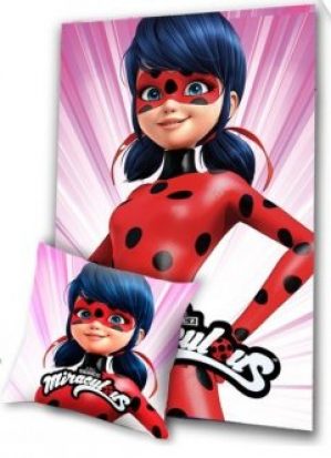 Детский плед с подушкой ZAG Miraculous Ladybug Леди Баг