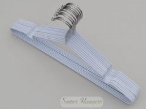 Набор плечики Hanger SR35 40 см белые металлические в силиконовом покрытии 10 шт