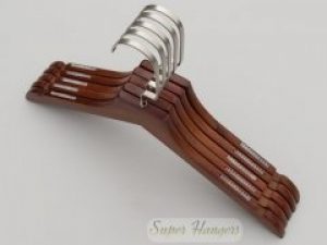 Набор вешалок Hanger WD 38 см коричневые деревянные 5 шт