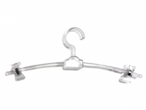 Набор вешалок для одежды с прищепками Marc Th 10 шт прозрачные