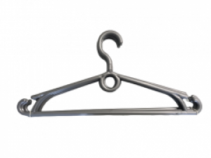 Набор вешалок для одежды Marc Th 10 шт с кольцом серебренные