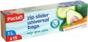 Пакеты с замком-застежкой Paclan 1 л x 15 шт (5900942137107)