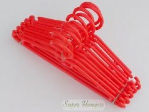 Набор детские плечики вешалки VPL D32 красные пластмассовые 10 шт 32 см