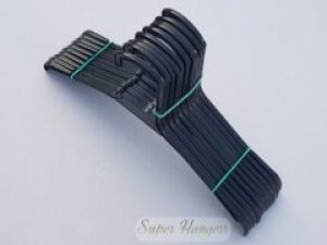 Набор детские плечики вешалки VPL V25 25 см черные пластмассовые 10 шт