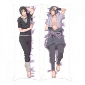 Подушка Обнимашка Дакимакура Саске Учиха Naruto Аниме 150 х 50 Двухсторонняя (7936)