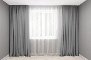 Комплект штор Декор-Ин Микровелюр Серых 270х200 2 шт (Vi 101007) (ROZ6400050757)