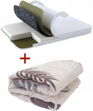 Комплект Ортопедический матрас Green Streem Ortholinum Hot Lux 70х190 см + Одеяло зимнее 142х205 см (02022020-56)