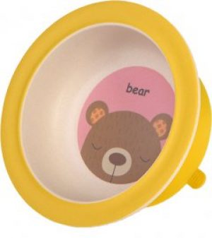 Детская тарелка Fissman Мишка с присоской 15 см (9467)
