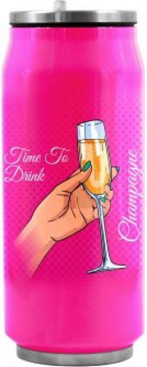 Термокружка Krauff 400 мл Розовая (26-178-074)