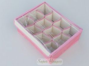 Органайзер для хранения нижнего белья STN на 12 отделений розового цвета