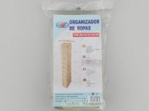 Подвесной органайзер полка Home Organizer 29 х14х120 см на 10 секций бежевый с цветами 10008HB