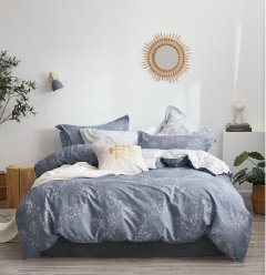 Комплект постельного белья Bella Villa Сатин 200x220 Серый (B-0266 Eu)