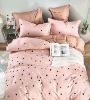 Комплект постельного белья Stella Prima Микросатин 180x220 Светло-персиковый (SP-1021 Md)