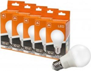 Набор светодиодных ламп ЕВРОСВЕТ 10W 3000к Е27 (56868) 5 шт