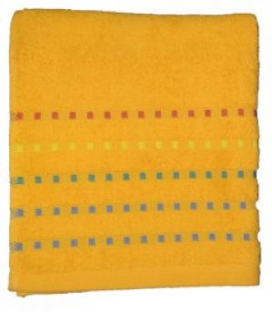 Махровое полотенце Zastelli 09538 Мозаика 70х140 Оранжевое (2500000042638)