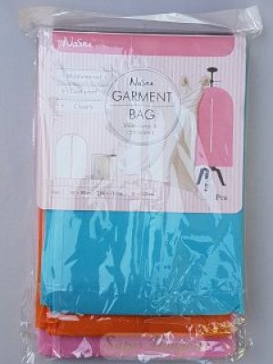 Набор 3 шт чехлы для хранения одежды NaSee 60 х 110 см флизелиновые на молнии микс цветов