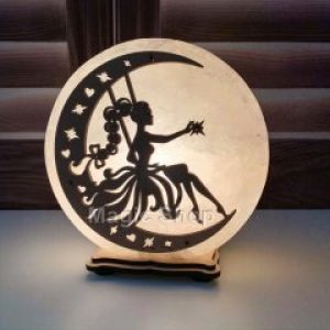 Соляная лампа- Ночник HealthLamp Фея с регулятором яркости в Подарочной упаковке