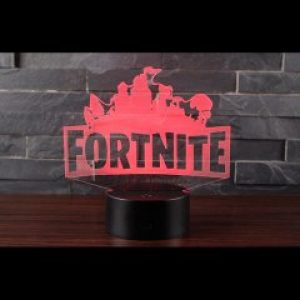 Настольный светильник-ночник Фортнайт Fortnite настольная 3D Лампа 16 Цветов USB (8085)