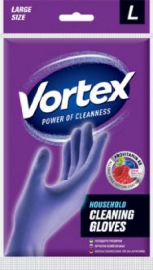 Перчатки Vortex хозяйственные с провитамином B5 и ароматом лесных ягод L (17103910)