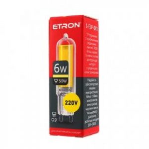 Лампа светодиодная ETRON Light Power 1-ELP-081 G9 Glass 6W 3000K 220V