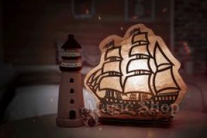 Соляная лампа Парусник