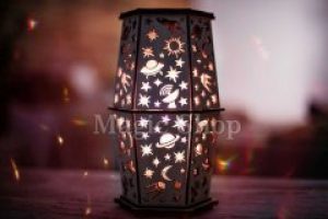 Соляной светильник Космос